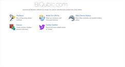 Desktop Screenshot of biqubic.com